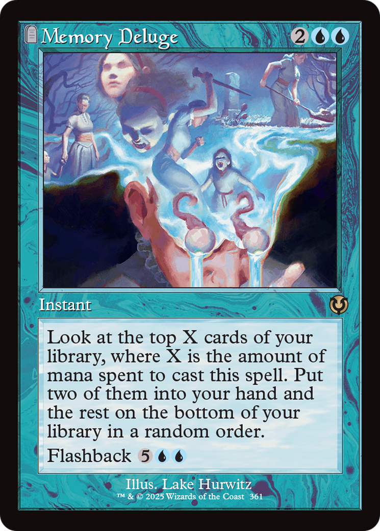 Memory Deluge (Retro Frame) [Innistrad Remastered] | Galaxy Games LLC