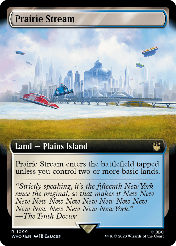 Prairie Stream (Extended Art) (Surge Foil) [Doctor Who] | Galaxy Games LLC