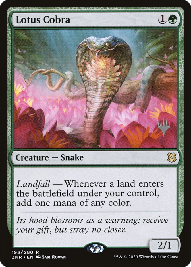 Lotus Cobra (Promo Pack) [Zendikar Rising Promos] | Galaxy Games LLC