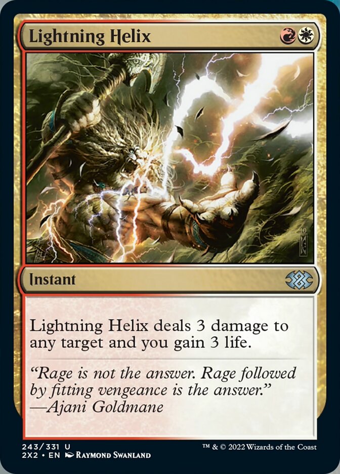 Lightning Helix [Double Masters 2022] | Galaxy Games LLC