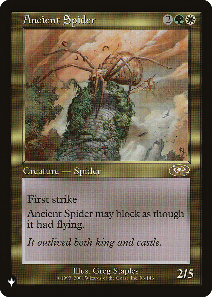 Ancient Spider [The List] | Galaxy Games LLC