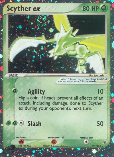 Scyther ex (102/109) [EX: Ruby & Sapphire] | Galaxy Games LLC