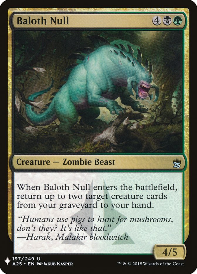 Baloth Null [Mystery Booster] | Galaxy Games LLC