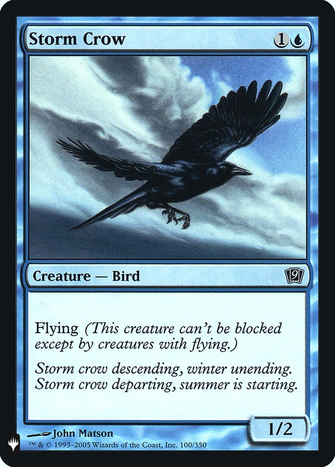 Storm Crow [Mystery Booster] | Galaxy Games LLC