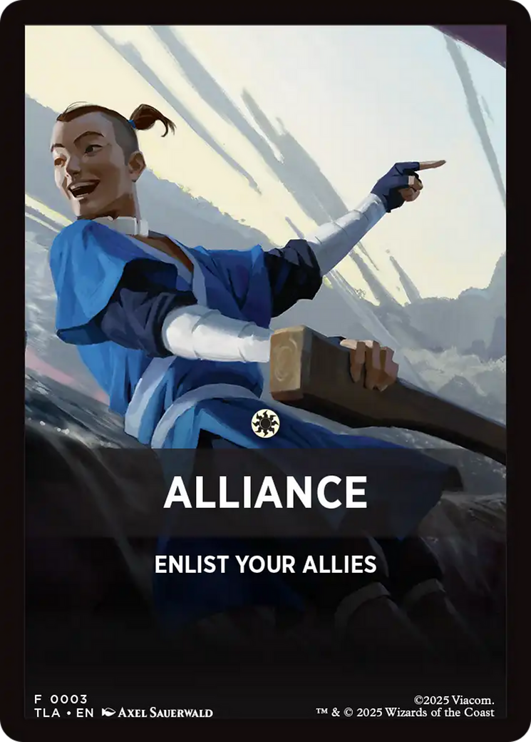 Alliance Theme Card [Avatar: The Last Airbender Tokens] | Galaxy Games LLC