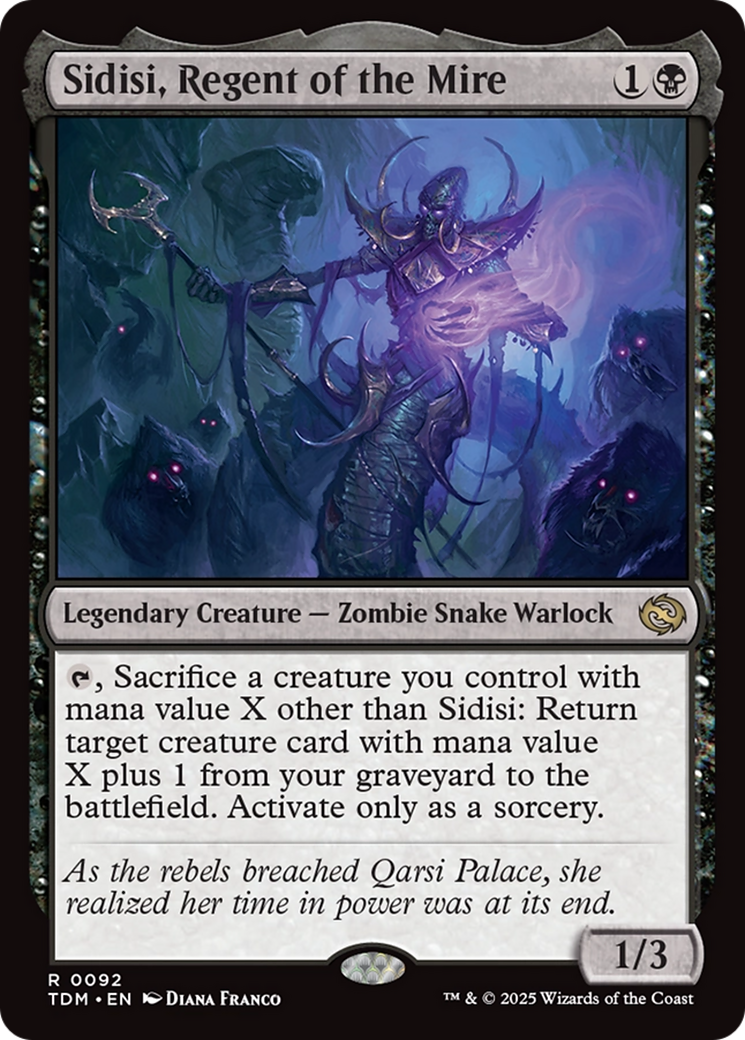 Sidisi, Regent of the Mire [Tarkir: Dragonstorm] | Galaxy Games LLC