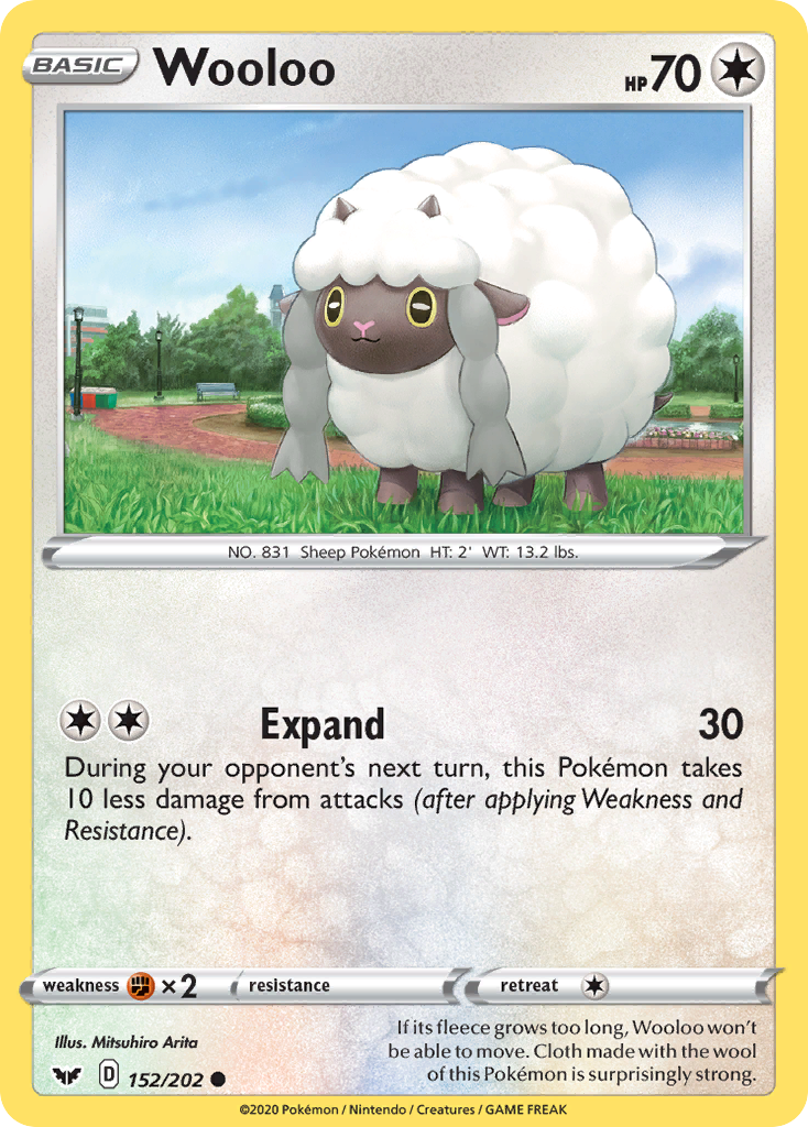 Wooloo (152/202) [Sword & Shield: Base Set] | Galaxy Games LLC