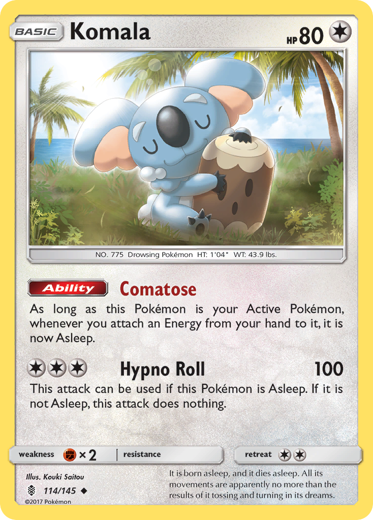 Komala (114/145) [Sun & Moon: Guardians Rising] | Galaxy Games LLC