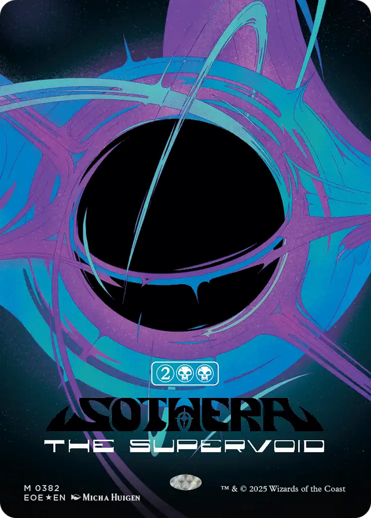 Sothera, the Supervoid (Singularity Foil) [Edge of Eternities] | Galaxy Games LLC