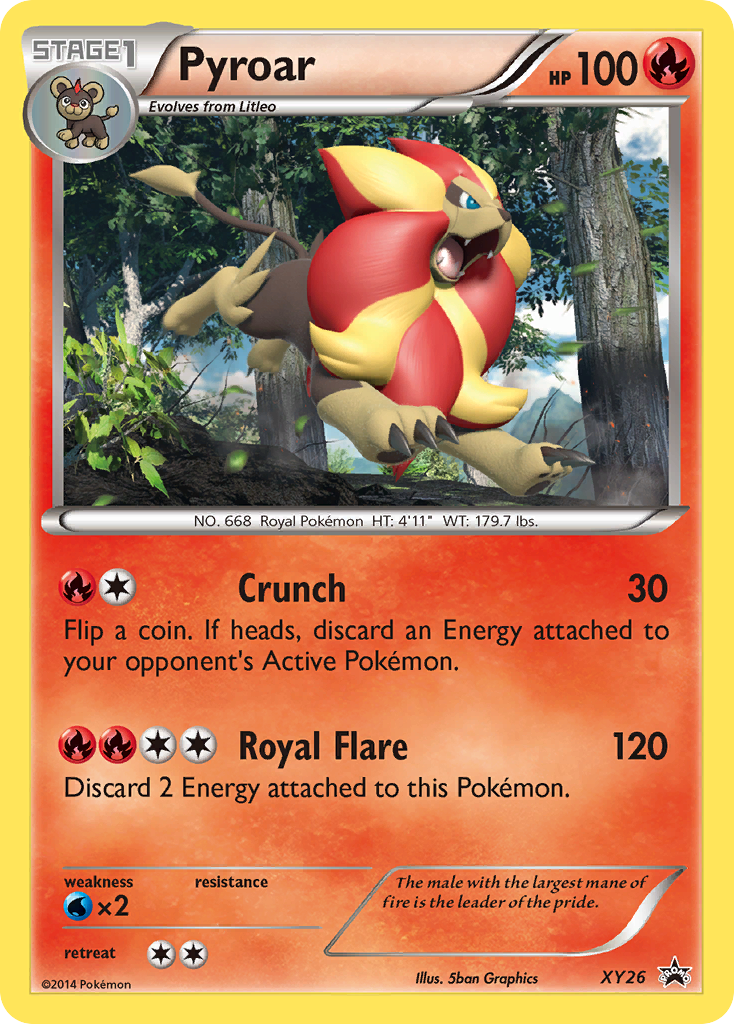 Pyroar (XY26) [XY: Black Star Promos] | Galaxy Games LLC