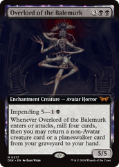 Overlord of the Balemurk (Extended Art) [Duskmourn: House of Horror] | Galaxy Games LLC