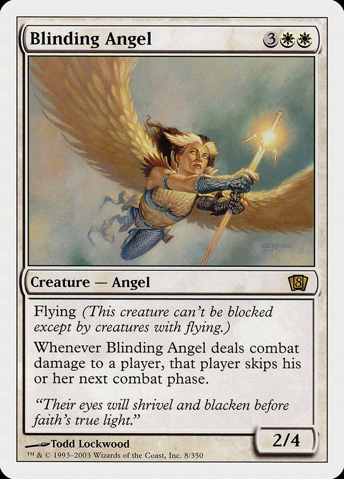 Blinding Angel (8th Edition) [Oversize Cards] | Galaxy Games LLC