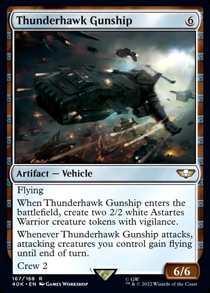 Thunderhawk Gunship (Surge Foil) [Warhammer 40,000] | Galaxy Games LLC