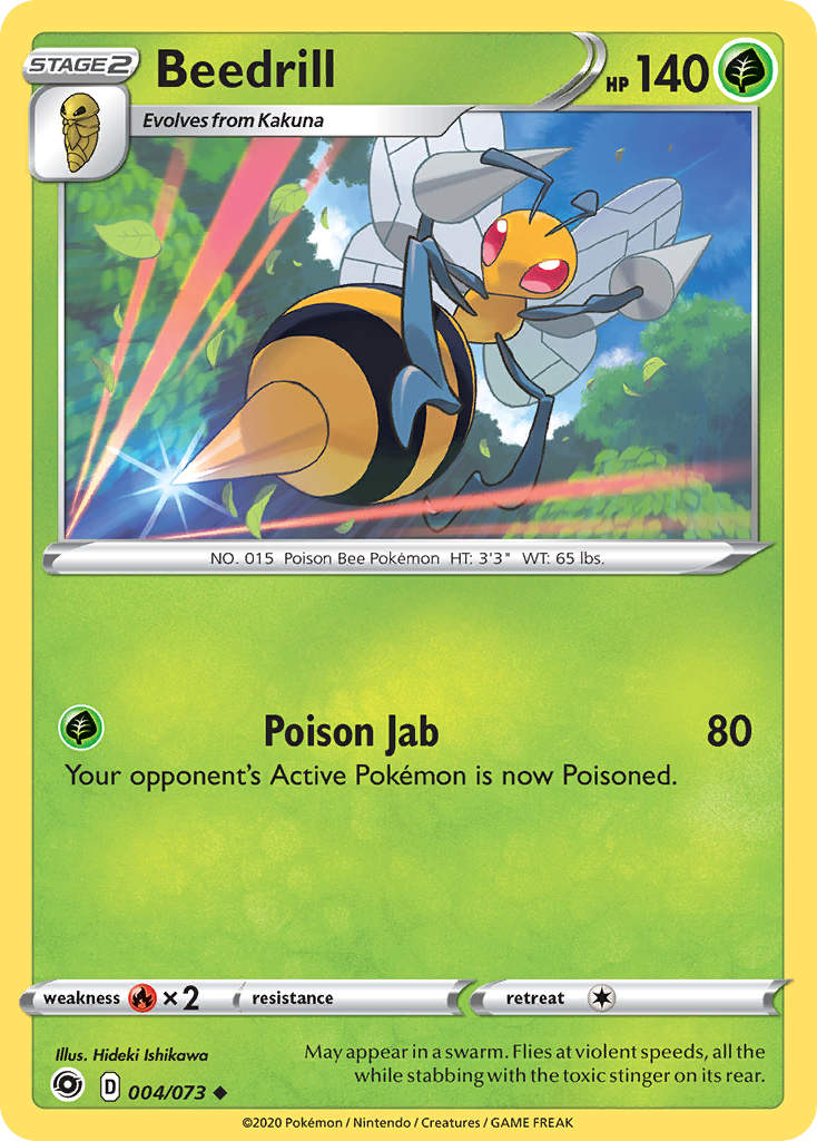 Beedrill (004/073) [Sword & Shield: Champion's Path] | Galaxy Games LLC