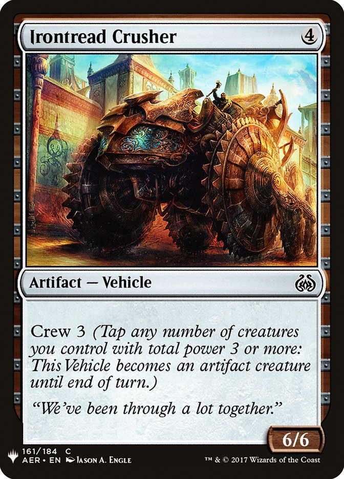 Irontread Crusher [Mystery Booster] | Galaxy Games LLC