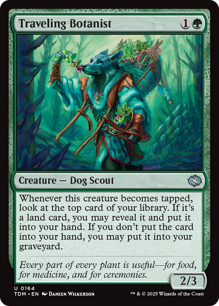 Traveling Botanist [Tarkir: Dragonstorm] | Galaxy Games LLC