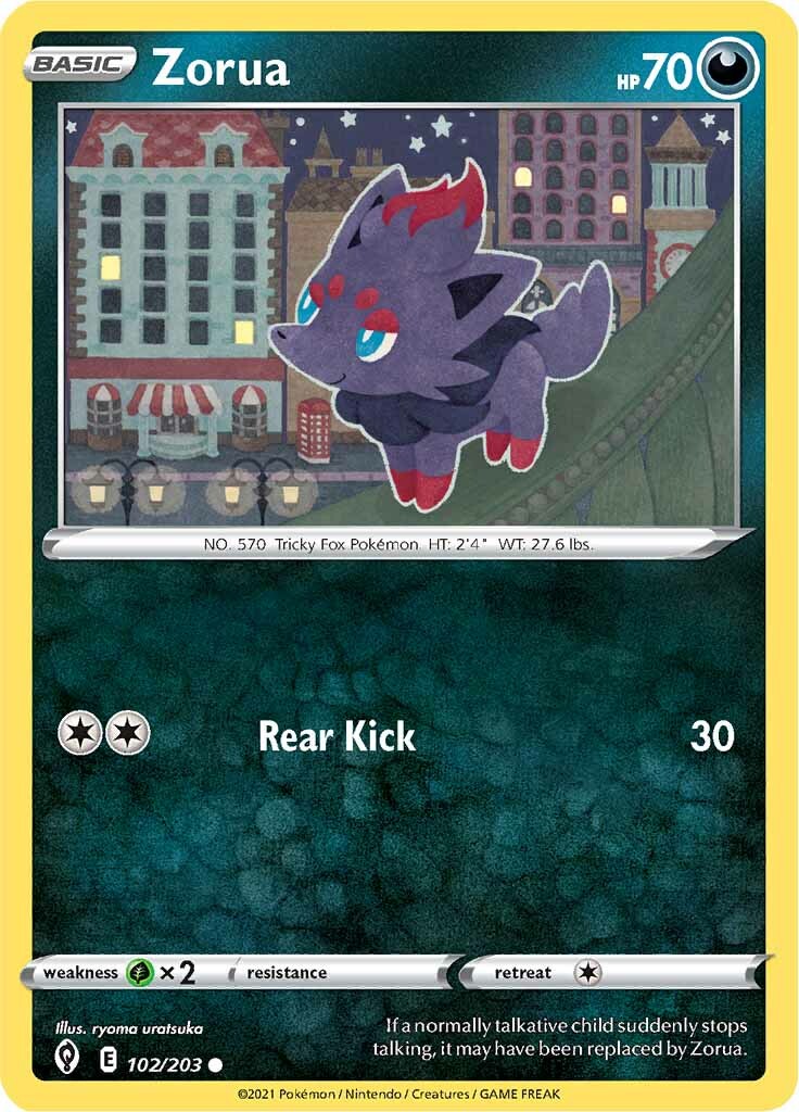 Zorua (102/203) [Sword & Shield: Evolving Skies] | Galaxy Games LLC