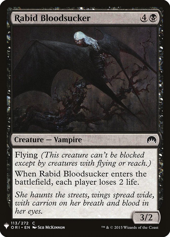 Rabid Bloodsucker [Mystery Booster] | Galaxy Games LLC