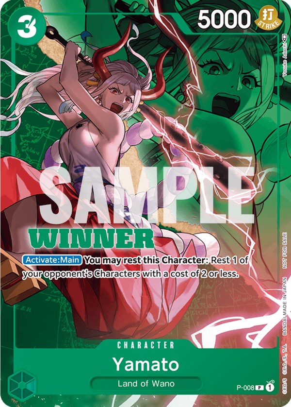 Yamato (P-008) (Winner Pack Vol. 1) [One Piece Promotion Cards] | Galaxy Games LLC