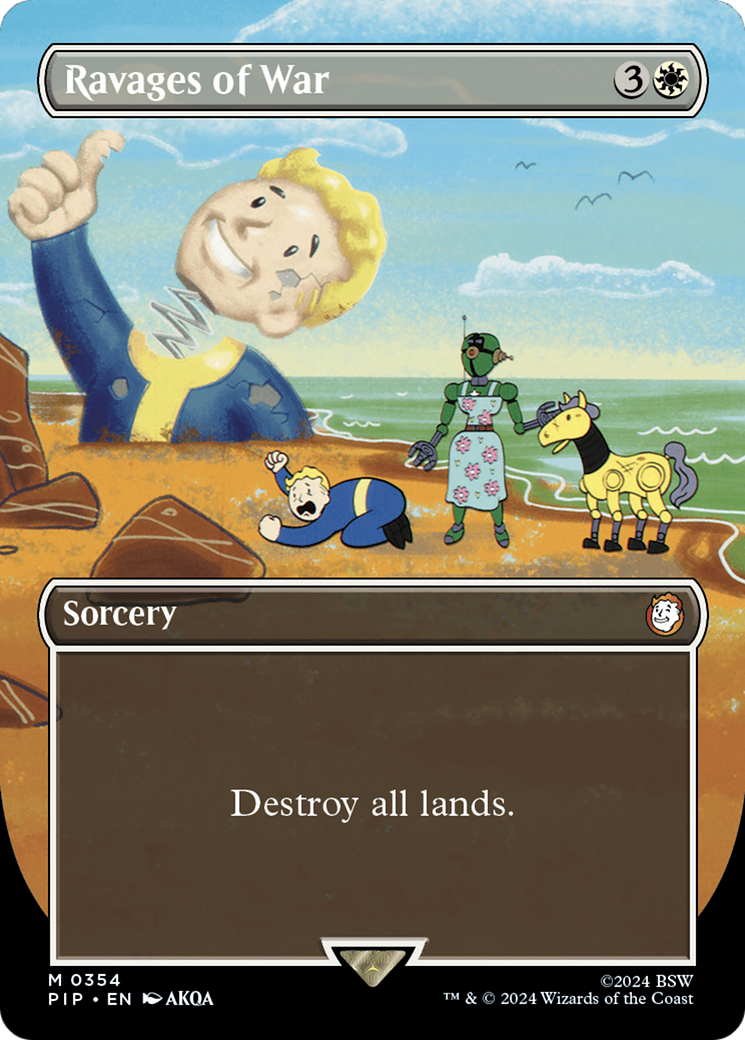 Ravages of War (Borderless) [Fallout] | Galaxy Games LLC