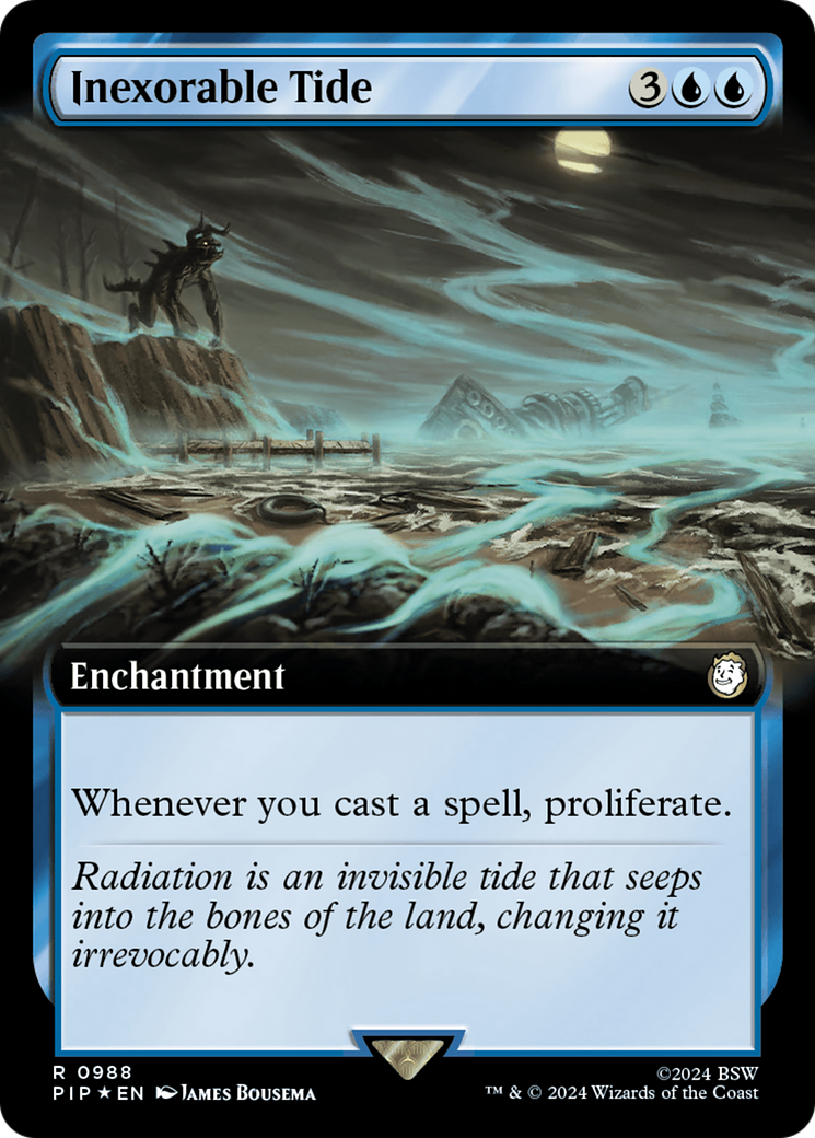Inexorable Tide (Extended Art) (Surge Foil) [Fallout] | Galaxy Games LLC