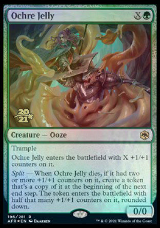 Ochre Jelly [Dungeons & Dragons: Adventures in the Forgotten Realms Prerelease Promos] | Galaxy Games LLC