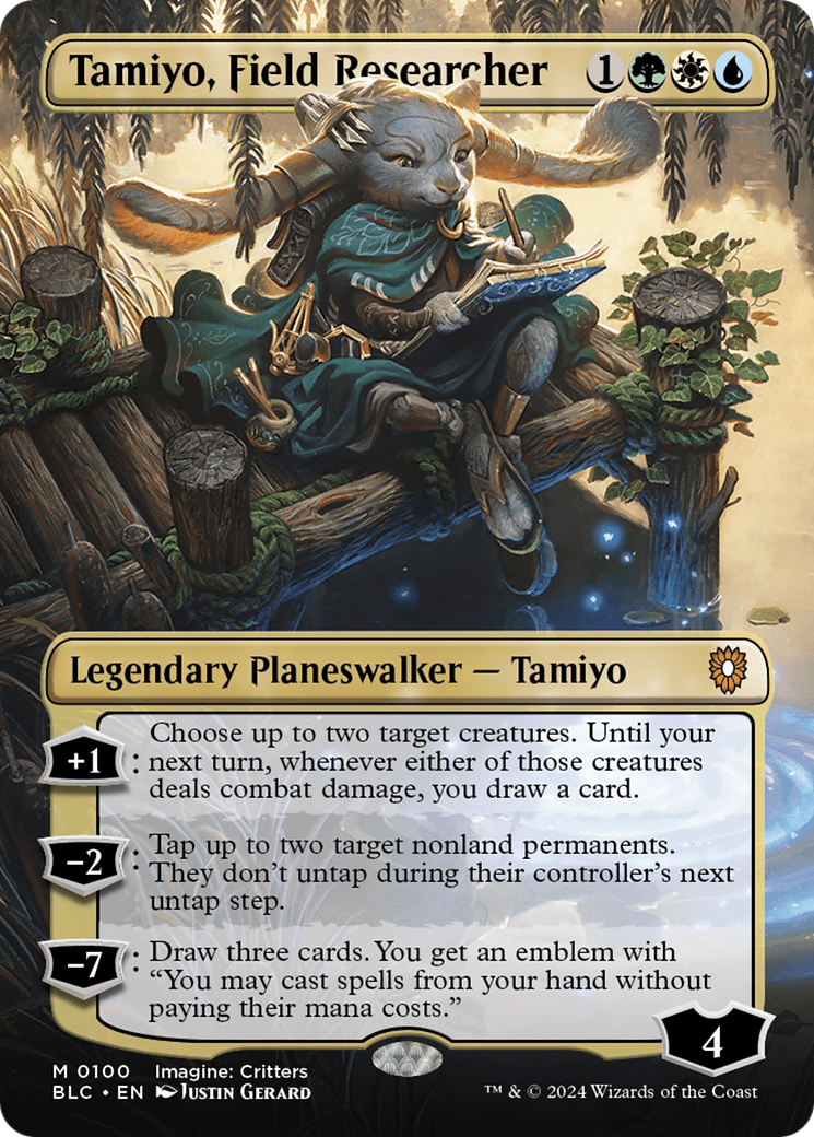 Tamiyo, Field Researcher (Borderless) [Bloomburrow Commander] | Galaxy Games LLC