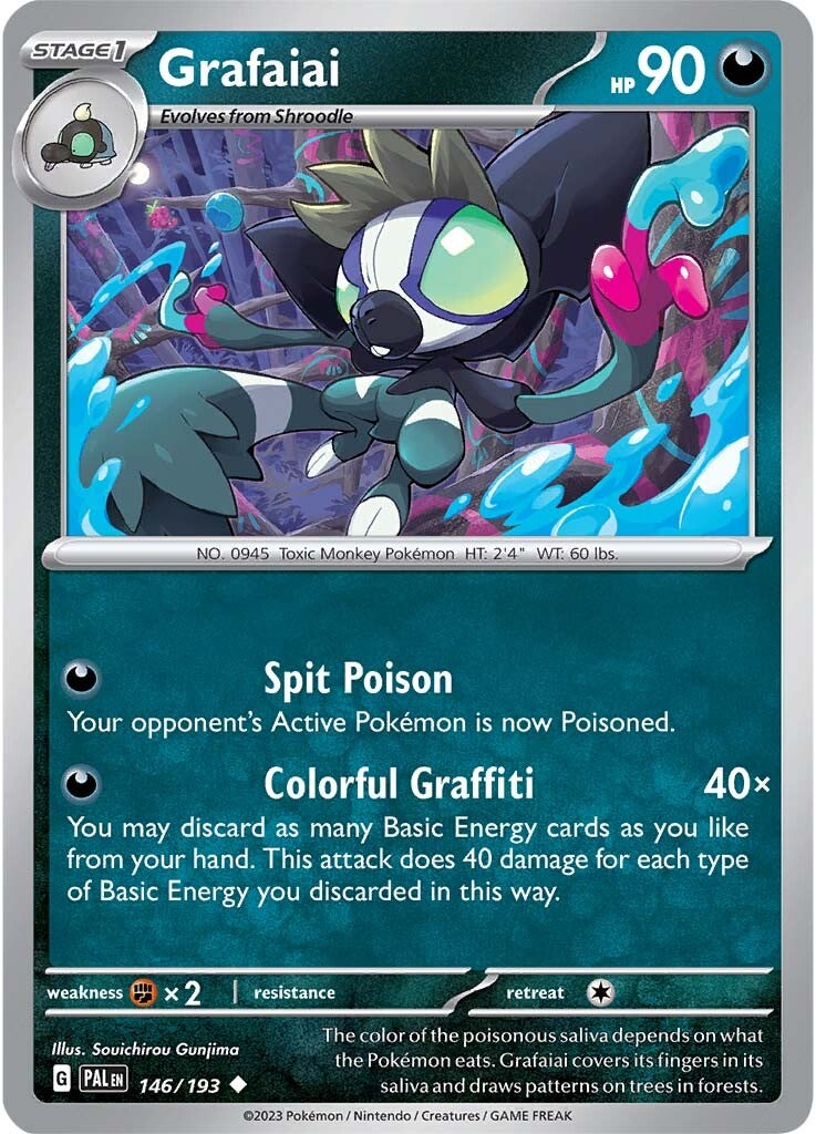 Grafaiai (146/193) [Scarlet & Violet: Paldea Evolved] | Galaxy Games LLC