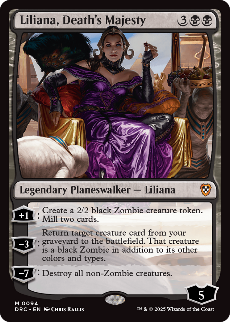 Liliana, Death's Majesty [Aetherdrift Commander] | Galaxy Games LLC