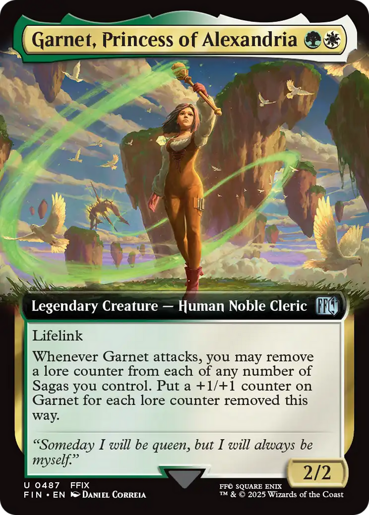 Garnet, Princess of Alexandria (Extended Art) [FINAL FANTASY] | Galaxy Games LLC