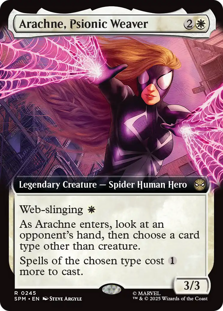 Arachne, Psionic Weaver (Extended Art) [Marvel's Spider-Man] | Galaxy Games LLC