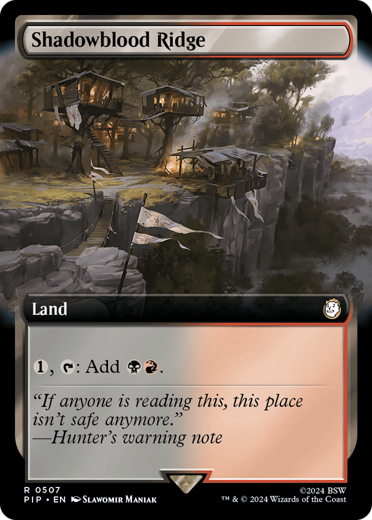 Shadowblood Ridge (Extended Art) [Fallout] | Galaxy Games LLC