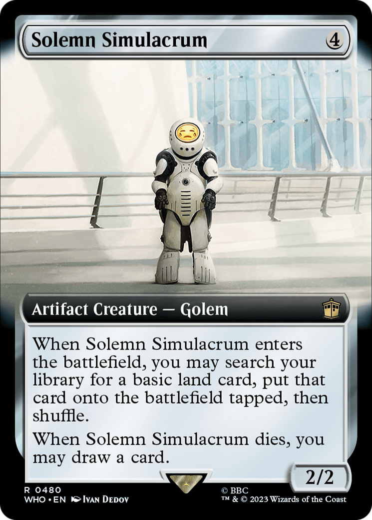 Solemn Simulacrum (Extended Art) [Doctor Who] | Galaxy Games LLC