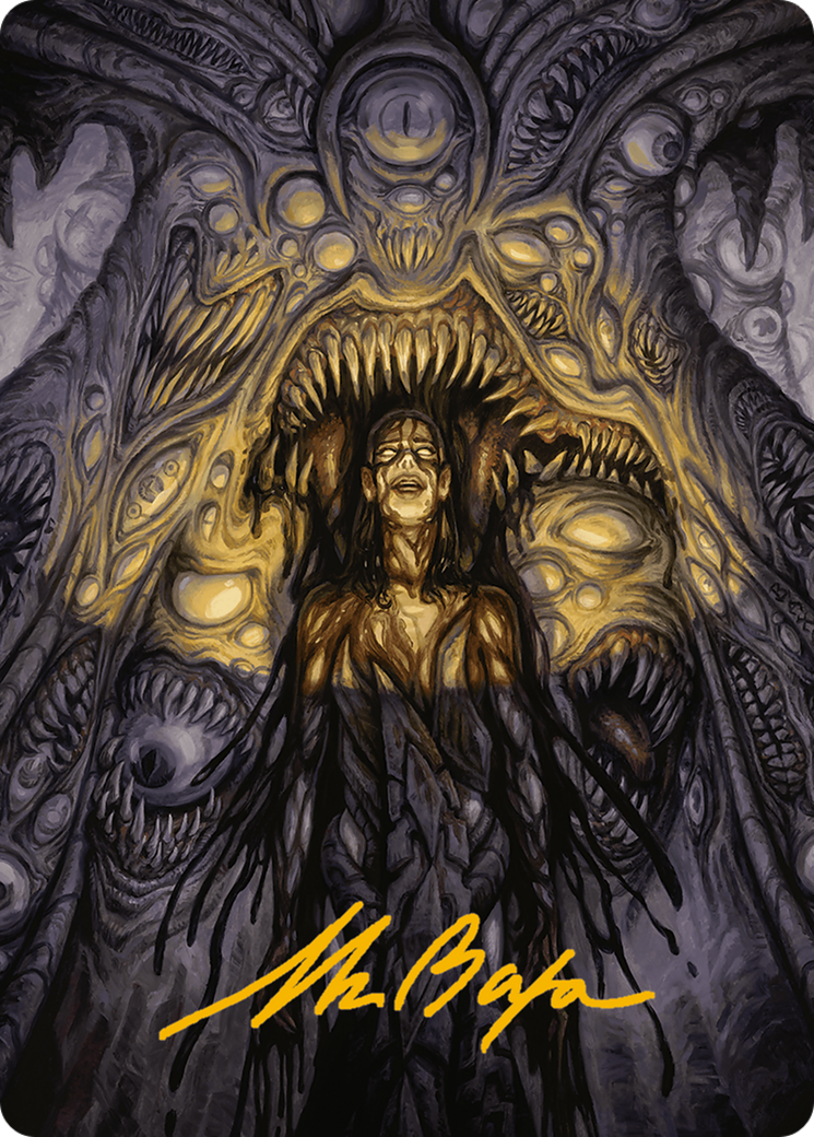Chthonian Nightmare Art Card (Gold-Stamped Signature) [Modern Horizons 3 Art Series] | Galaxy Games LLC