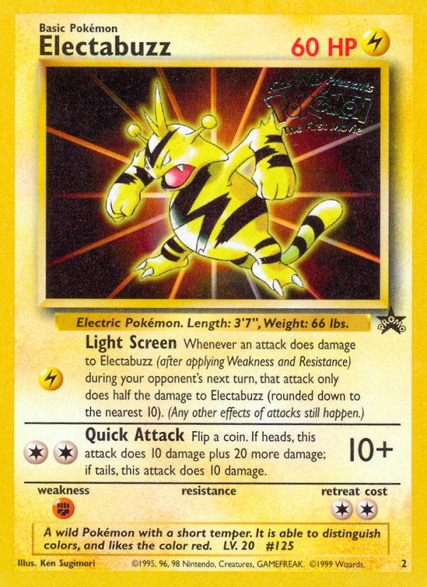 Electabuzz (2) [Wizards of the Coast: Black Star Promos] | Galaxy Games LLC