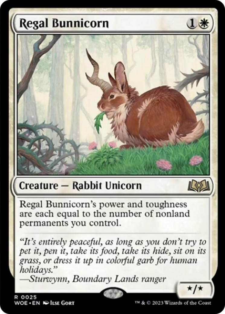 Regal Bunnicorn [Wilds of Eldraine] | Galaxy Games LLC