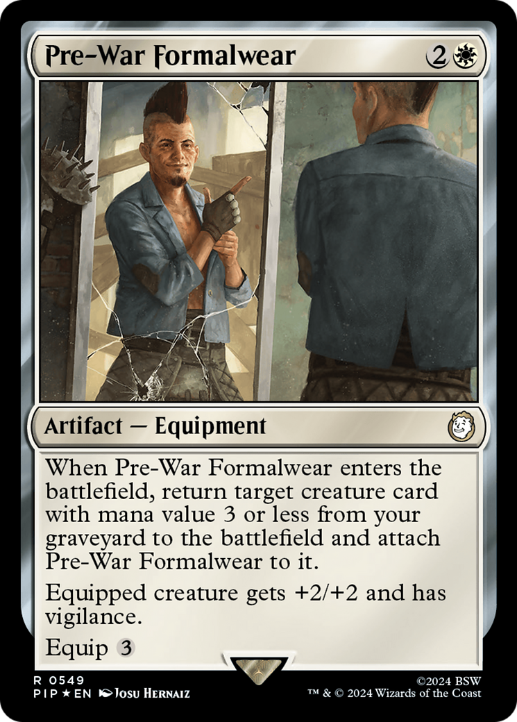 Pre-War Formalwear (Surge Foil) [Fallout] | Galaxy Games LLC