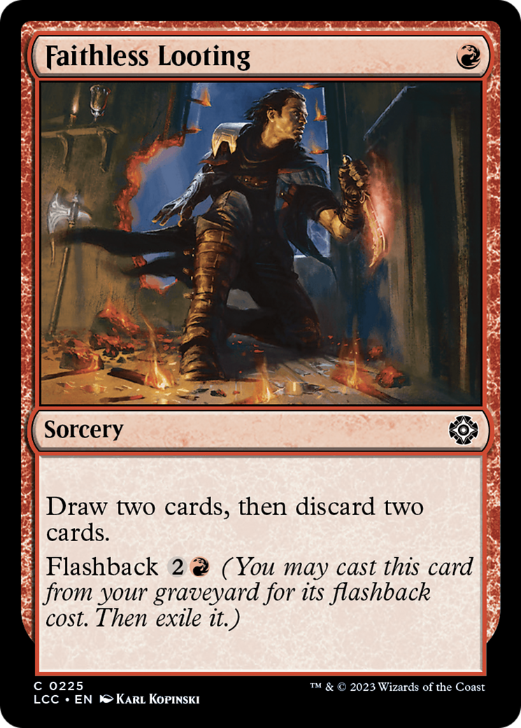 Faithless Looting [The Lost Caverns of Ixalan Commander] | Galaxy Games LLC