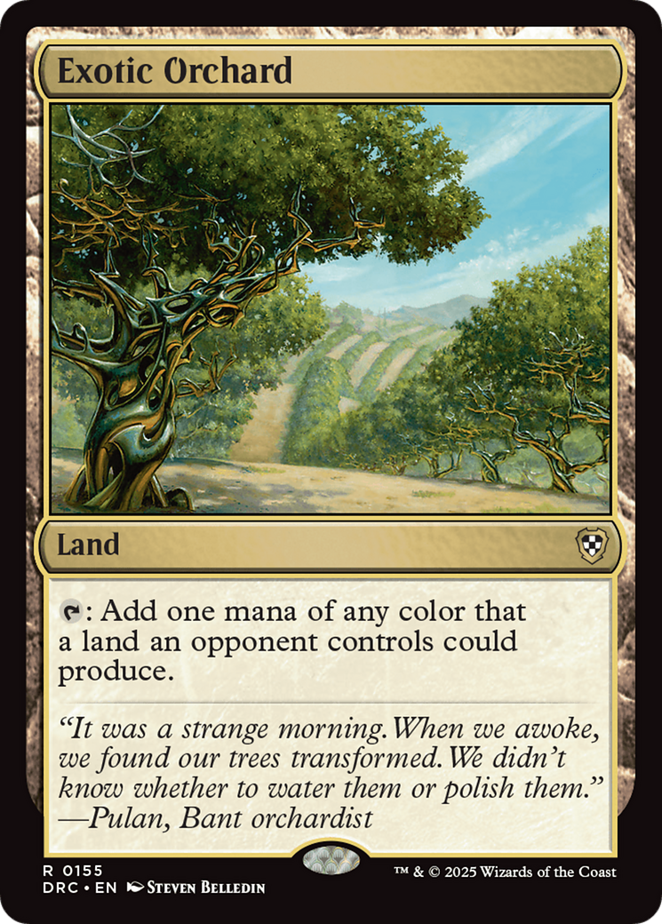 Exotic Orchard [Aetherdrift Commander] | Galaxy Games LLC