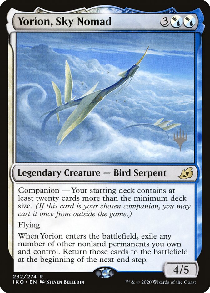 Yorion, Sky Nomad (Promo Pack) [Ikoria: Lair of Behemoths Promos] | Galaxy Games LLC