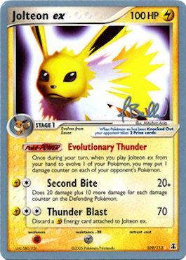 Jolteon ex (109/113) (Eeveelutions - Jimmy Ballard) [World Championships 2006] | Galaxy Games LLC