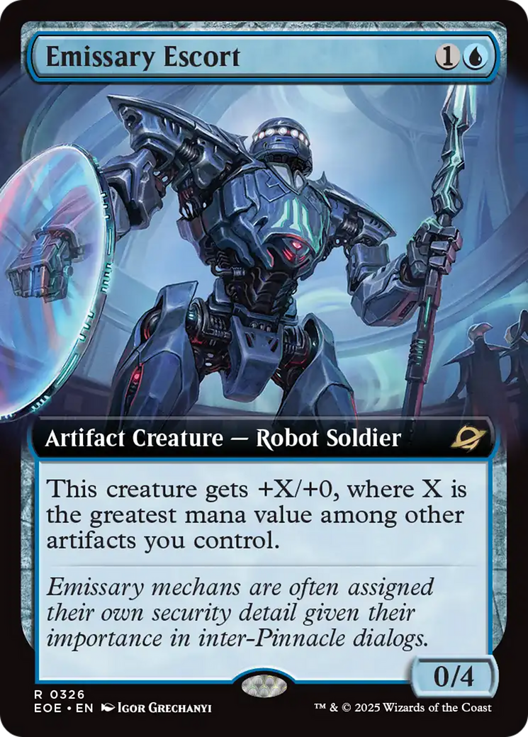 Emissary Escort (Extended Art) [Edge of Eternities] | Galaxy Games LLC