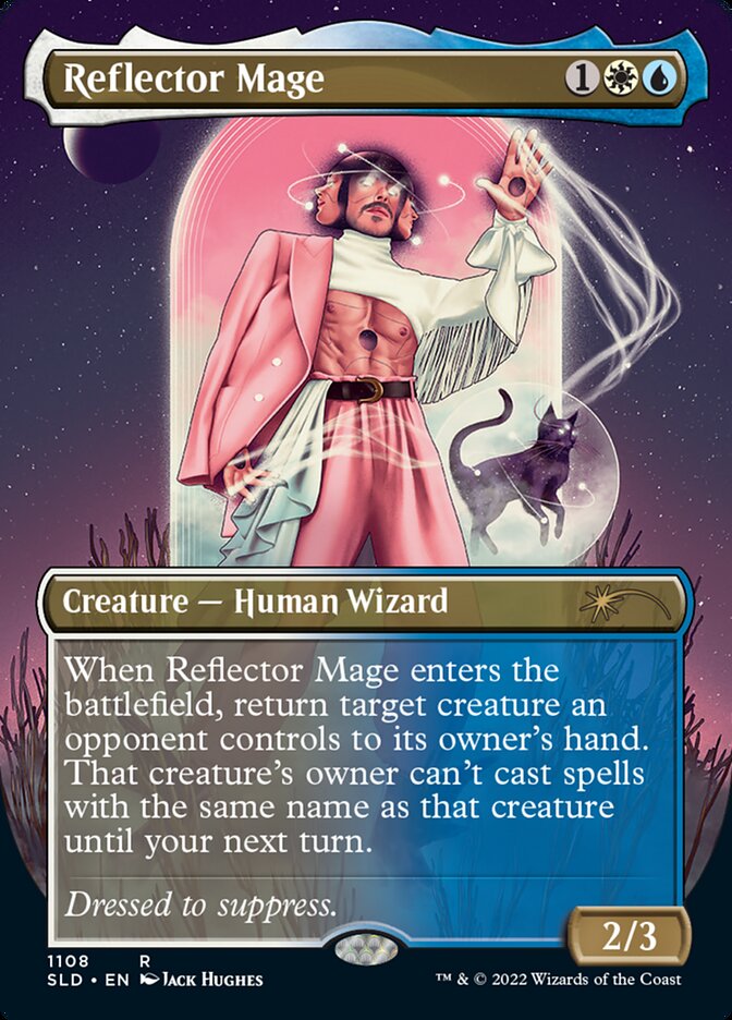 Reflector Mage (Borderless) [Secret Lair Drop Series] | Galaxy Games LLC