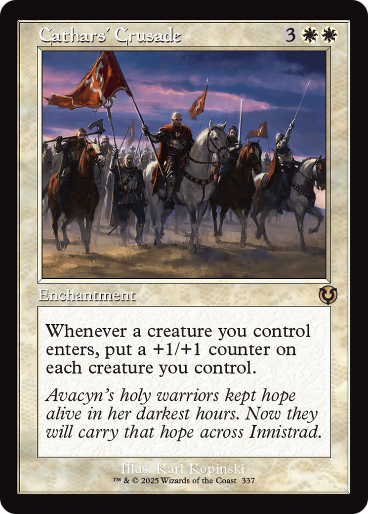 Cathars' Crusade (Retro Frame) [Innistrad Remastered] | Galaxy Games LLC