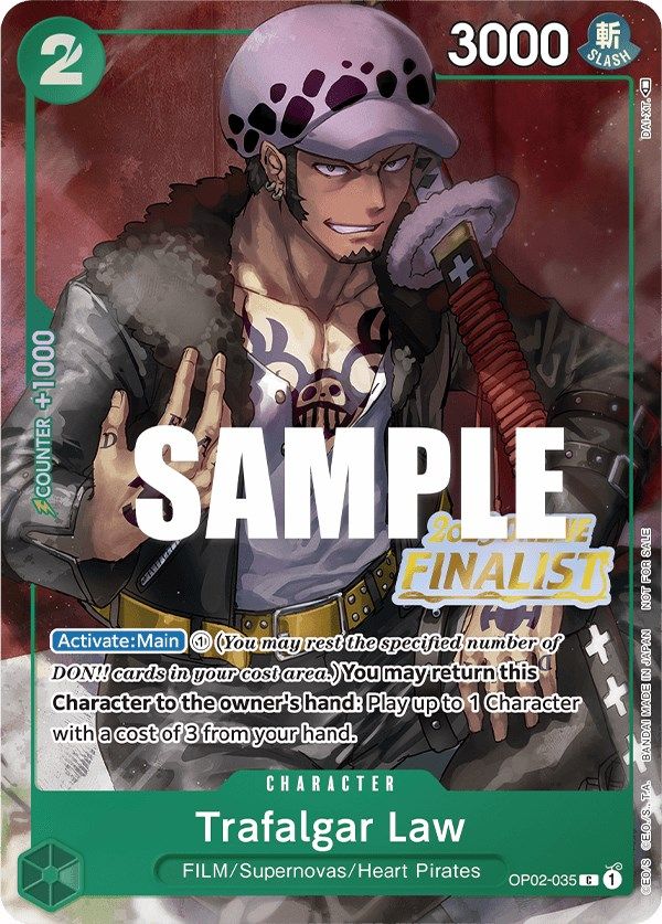 Trafalgar Law (Online Regional 2023) [Finalist] [One Piece Promotion Cards] | Galaxy Games LLC