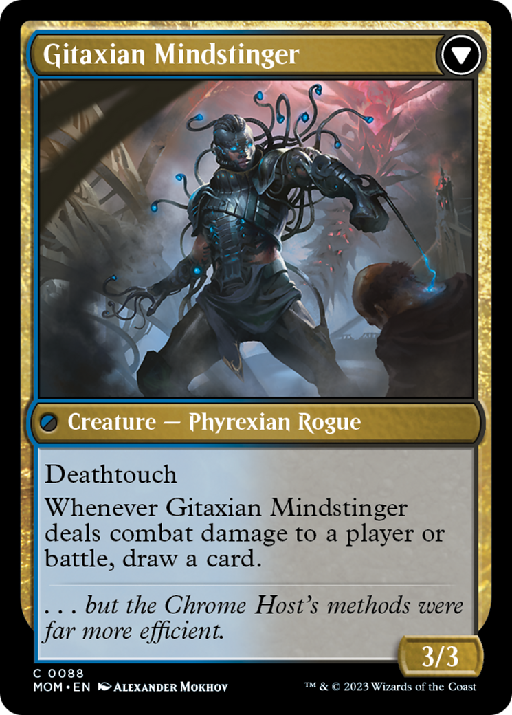 Aetherblade Agent // Gitaxian Mindstinger [March of the Machine] | Galaxy Games LLC