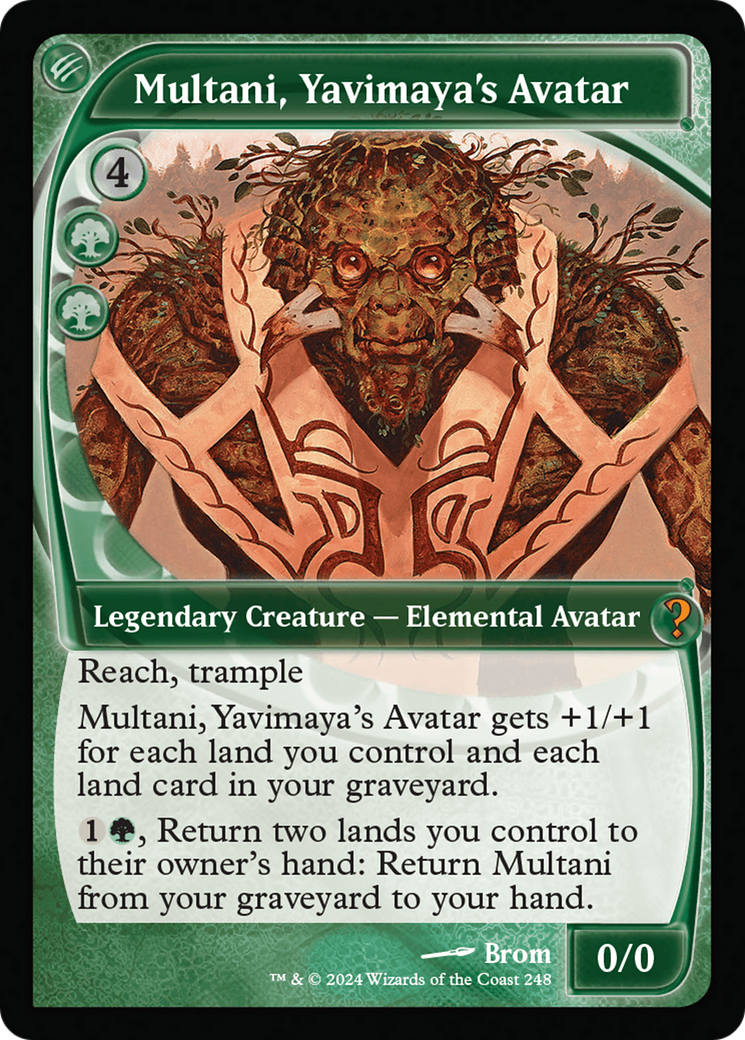 Multani, Yavimaya's Avatar (Future Sight) [Mystery Booster 2] | Galaxy Games LLC