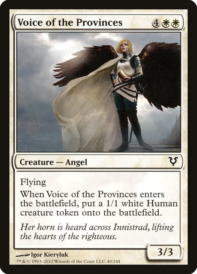 Voice of the Provinces [Avacyn Restored] | Galaxy Games LLC