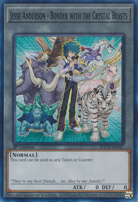 Jesse Anderson - Bonder with the Crystal Beasts [SDCB-EN047] Super Rare | Galaxy Games LLC