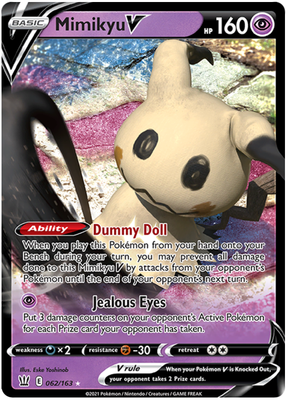 Mimikyu V (062/163) [Sword & Shield: Battle Styles] | Galaxy Games LLC